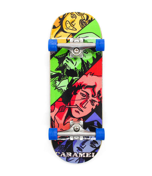 Lao x Caramel Cowboy Bebop complete fingerboard 33mm - Caramel Fingerboards - Fingerboard store