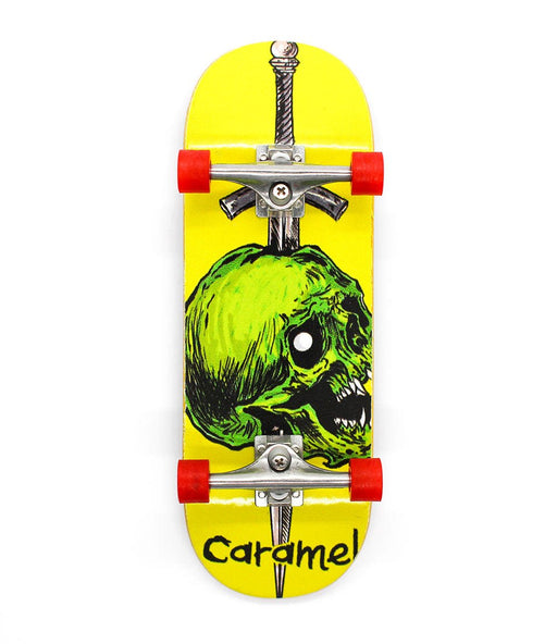 Lao x Caramel skull complete fingerboard 32mm - Caramel Fingerboards - Fingerboard store