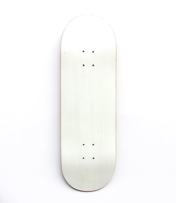 Malota white handboard deck 80mm - Caramel Fingerboards - Fingerboard store