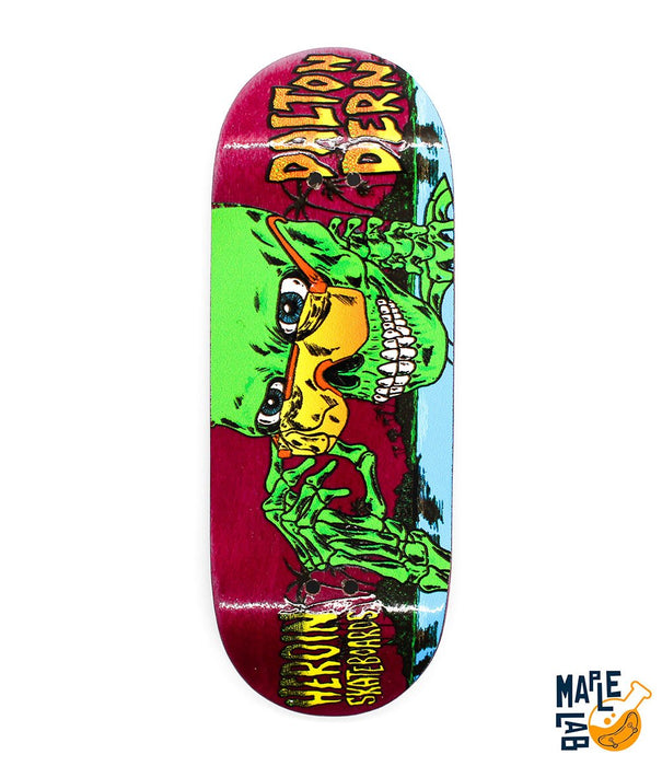 Maple Lab Dalton Dern - Skelleton fingerboard deck 34mm - Caramel Fingerboards - Fingerboard store