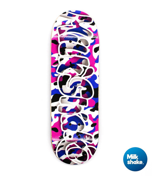 Milkshake classic camo fingerboard deck 29mm - Caramel Fingerboards - Fingerboard store