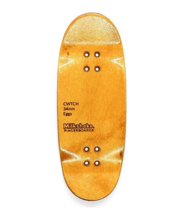 Milkshake classic fire fingerboard deck 34mm - Caramel Fingerboards - Fingerboard store