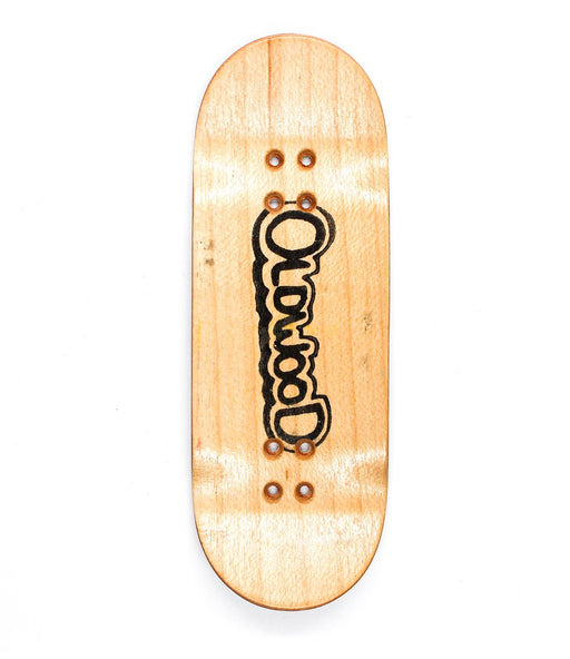 Oldwood abstract fingerboard deck 34mm - Caramel Fingerboards - Fingerboard store