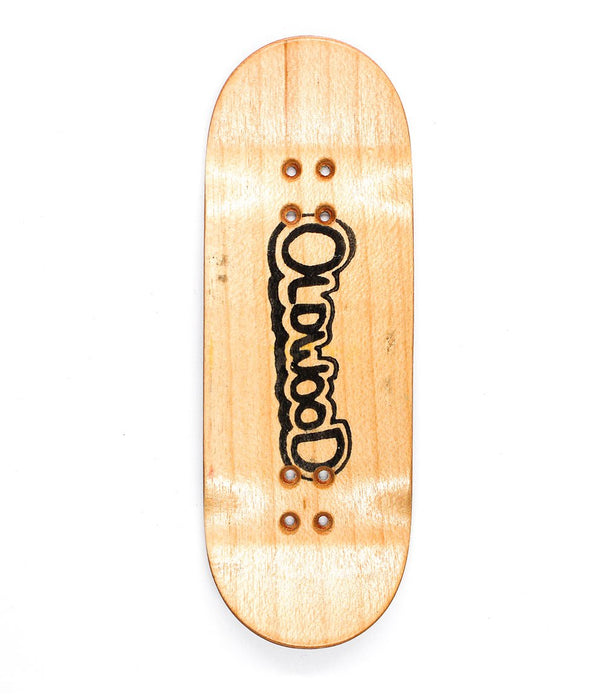 Oldwood abstract fingerboard deck 34mm - Caramel Fingerboards - Fingerboard store