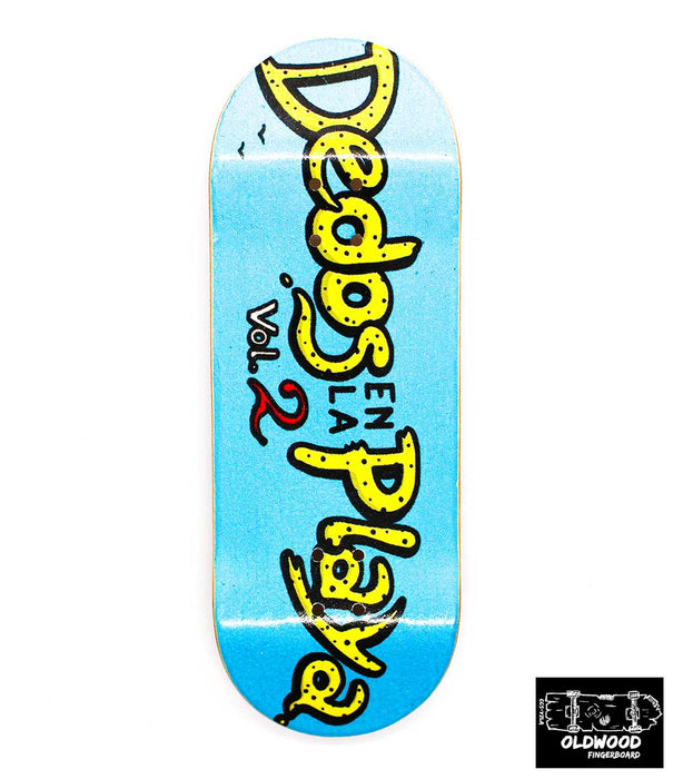 Oldwood Dedos en la Playa fingerboard deck 34mm - Caramel Fingerboards - Fingerboard store