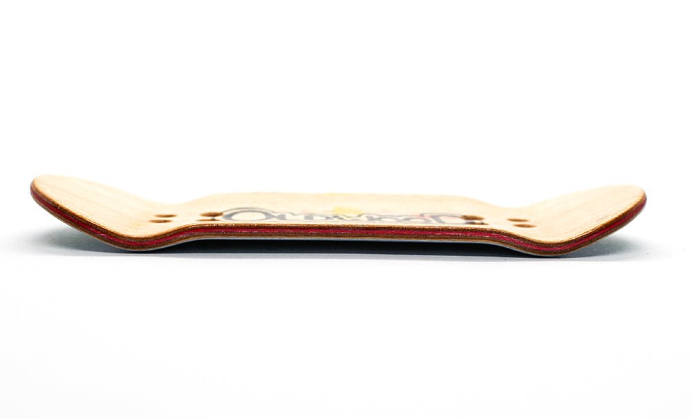 Oldwood Dedos en la Playa fingerboard deck 34mm - Caramel Fingerboards - Fingerboard store