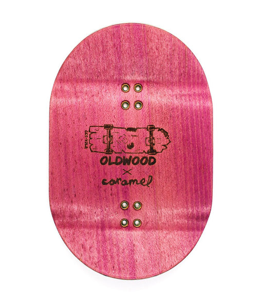 Oldwood x Caramel grape fingerboard deck 70mm - Caramel Fingerboards - Fingerboard store