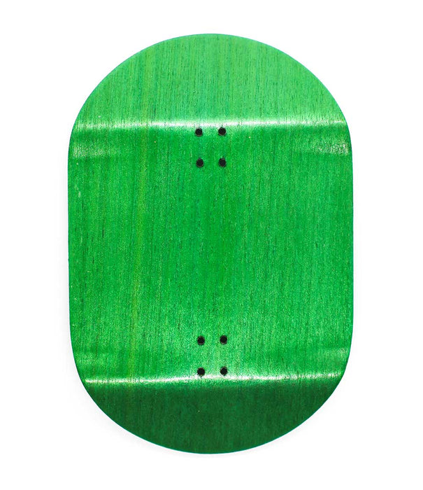 Oldwood x Caramel green fingerboard deck 70mm - Caramel Fingerboards - Fingerboard store