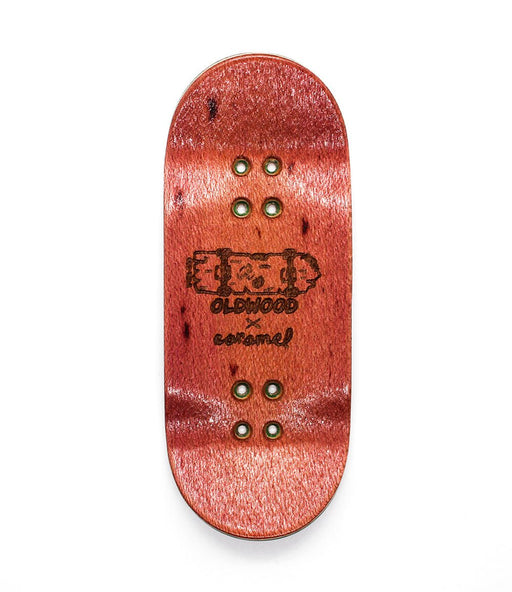 Oldwood x Caramel lilac mini deck 34mm - Caramel Fingerboards - Fingerboard store