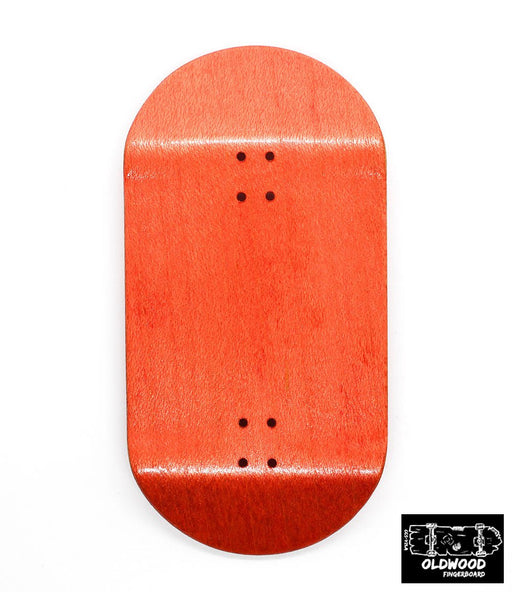 Oldwood x Caramel orange fingerboard deck 50mm - Caramel Fingerboards - Fingerboard store