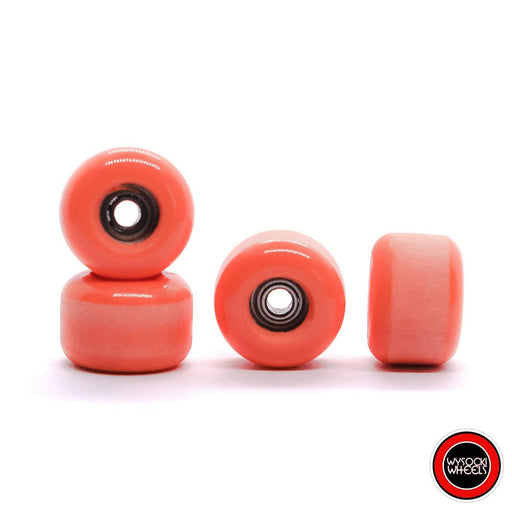 Orange Wysocki wheels 7.5mm - Caramel Fingerboards - Fingerboard store