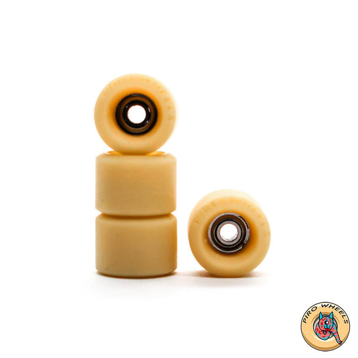 Piro tan bowl mini fingerboard wheels 7mm - Caramel Fingerboards - Fingerboard store