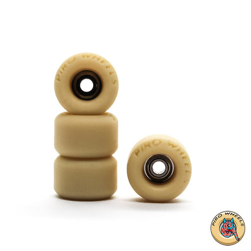 Piro tan performance comp fingerboard wheels 7.5mm - Caramel Fingerboards - Fingerboard store