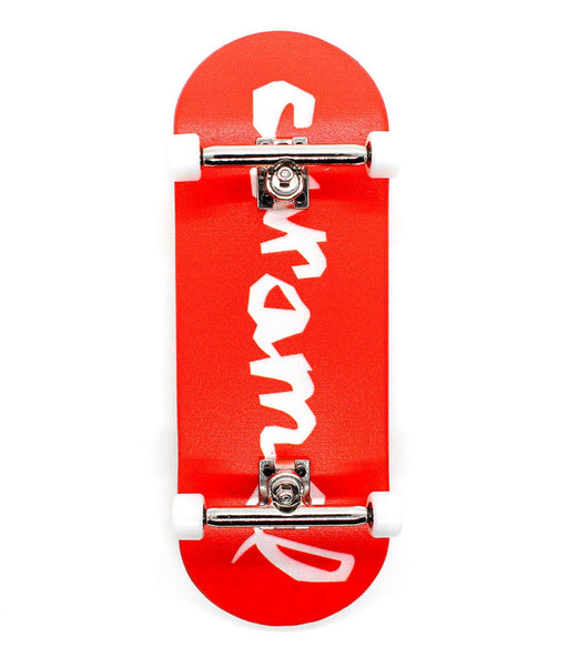 Red cheap complete fingerboard 34mm - Caramel Fingerboards - Fingerboard store