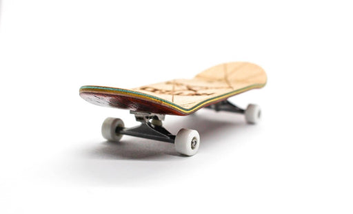 Retro x Caramel brown blank complete fingerboard 33.5mm - Caramel Fingerboards - Fingerboard store