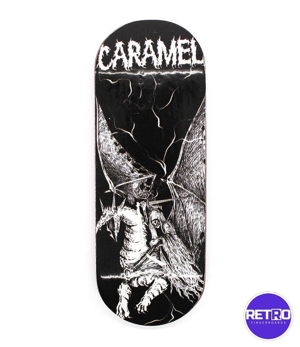 Retro x Caramel dragon fingerboard deck 33.5mm - Caramel Fingerboards - Fingerboard store