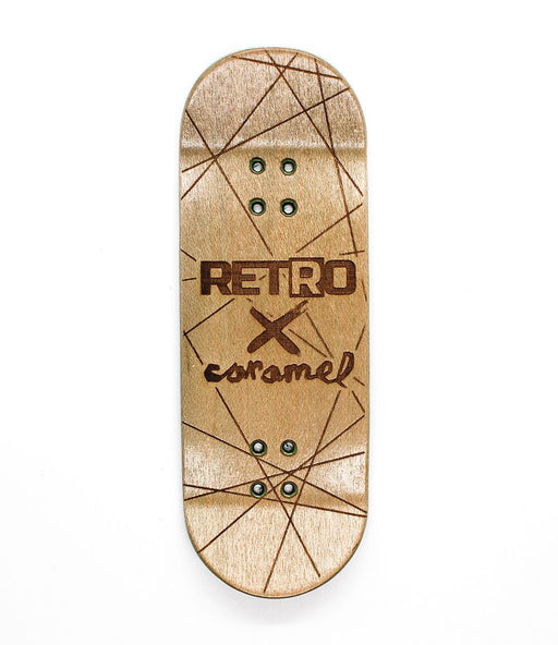 Retro x Caramel punk fingerboard deck 33.5mm - Caramel Fingerboards - Fingerboard store