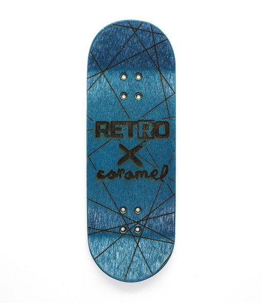 Retro x Caramel scythe fingerboard deck 33.5mm - Caramel Fingerboards - Fingerboard store