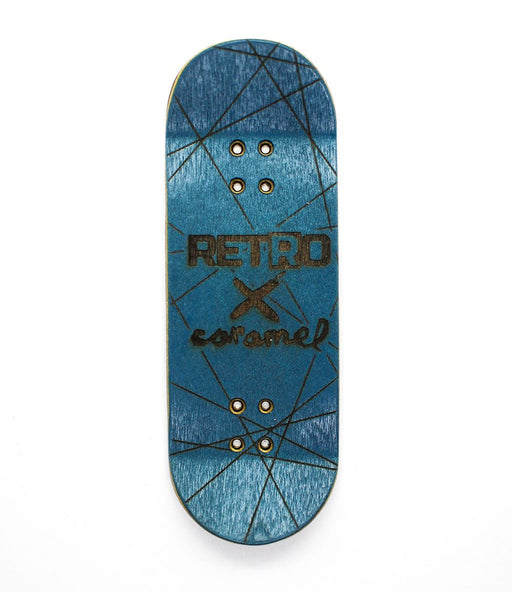 Retro x Caramel skulls fingerboard deck 33.5mm - Caramel Fingerboards - Fingerboard store