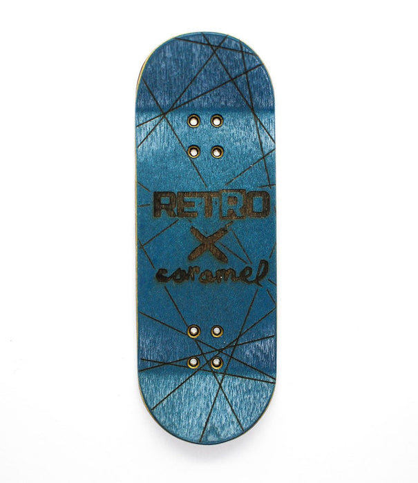 Retro x Caramel skulls fingerboard deck 33.5mm - Caramel Fingerboards - Fingerboard store