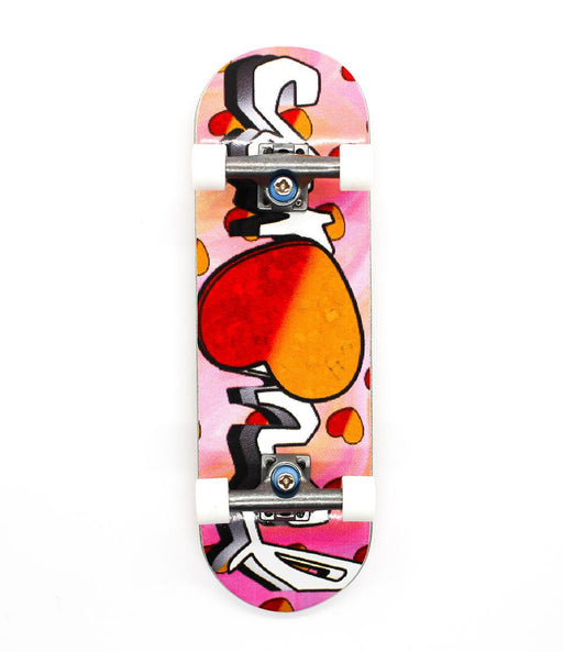 Retro x Caramel sweet heart complete fingerboard 29mm - Caramel Fingerboards - Fingerboard store