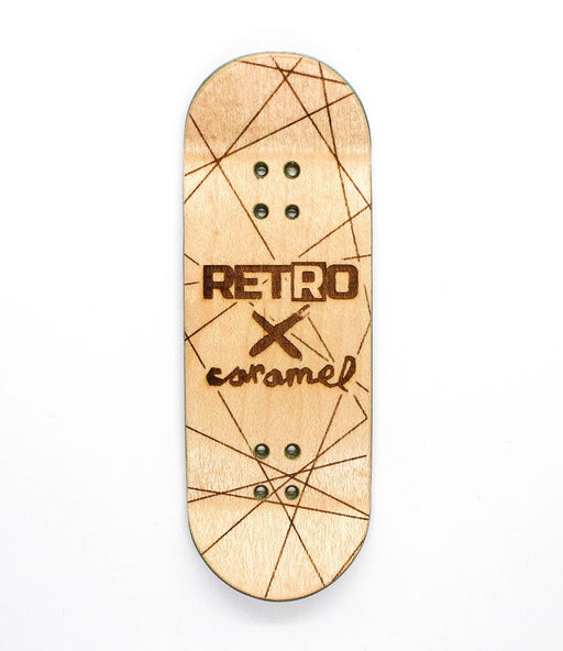 Retro x Caramel warrior woman fingerboard deck 33.5mm - Caramel Fingerboards - Fingerboard store