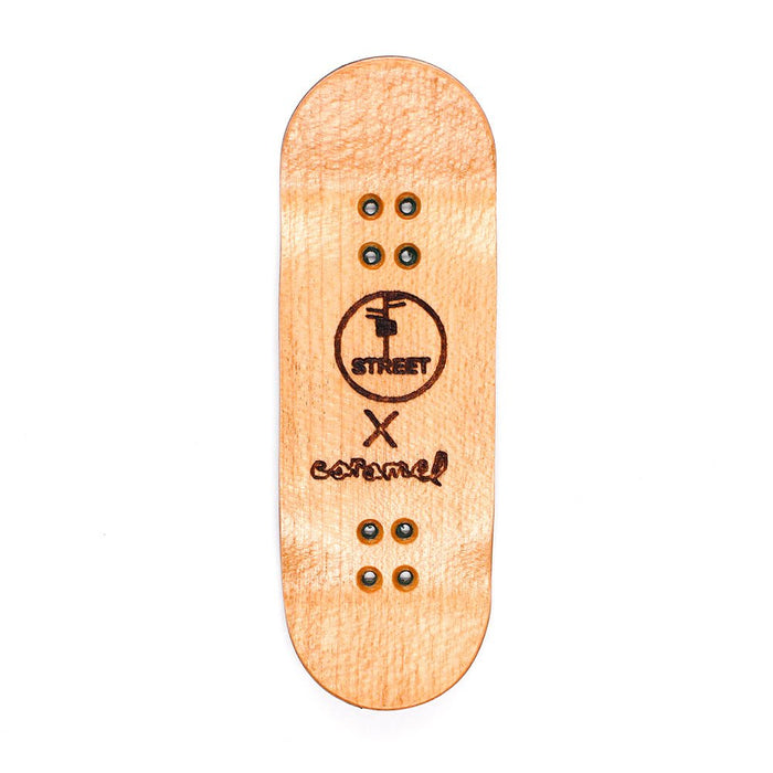 Street Fb blue jeans deck 33mm - Caramel Fingerboards - Fingerboard store