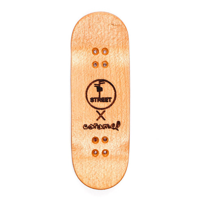 Street Fb red blank deck 33mm - Caramel Fingerboards - Fingerboard store