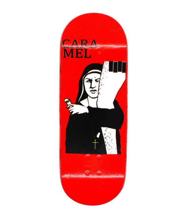 Street Fb x Caramel Black flag deck 33mm - Caramel Fingerboards - Fingerboard store