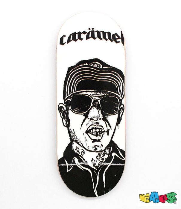 Vals x Caramel Duane Peters fingerboard deck 34mm - Caramel Fingerboards - Fingerboard store