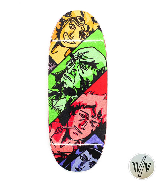 Von Zehos Cowboy Bebop fingerboard deck 34mm - Caramel Fingerboards - Fingerboard store