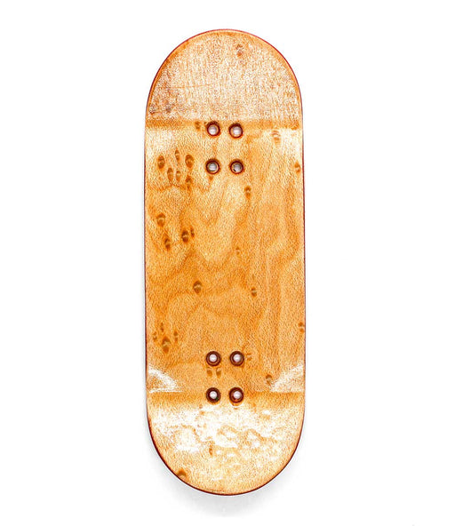 Von Zehos horse race fingerboard deck 34.5mm - Caramel Fingerboards - Fingerboard store