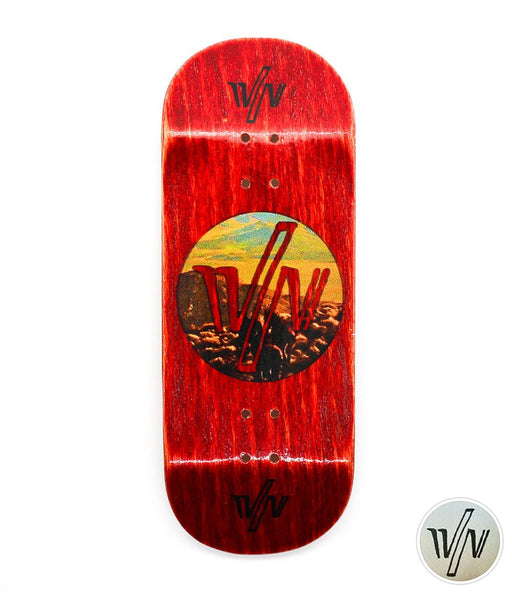 Von Zehos red horses fingerboard deck 35mm - Caramel Fingerboards - Fingerboard store