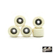 White mini Dirty Illpills wheels 6.5mm - Caramel Fingerboards - Fingerboard store