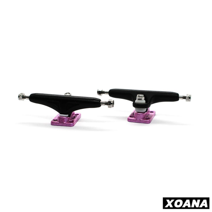 Xoana black/old pink fingerboard trucks 33mm - Caramel Fingerboards - Fingerboard store