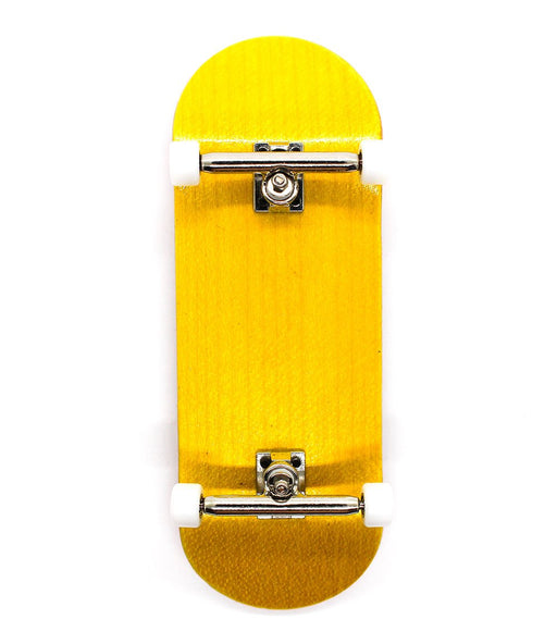 Yellow friendly budget complete fingerboard 34mm - Caramel Fingerboards - Fingerboard store