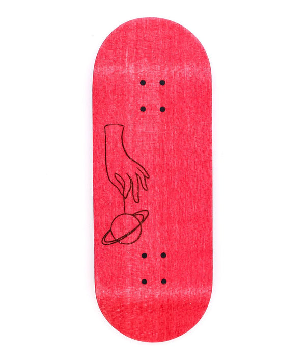 Pink Wasteland fingerboard deck 34.5mm - CARAMEL FINGERBOARDS