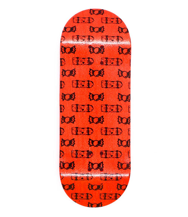 Red Oldwood x Caramel fingerboard deck - CARAMEL FINGERBOARDS