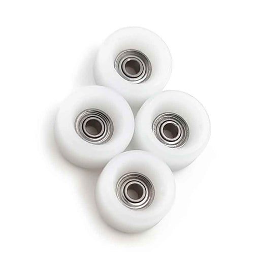 White Flashbone '75ers' pro wheels 7.5mm - CARAMEL FINGERBOARDS