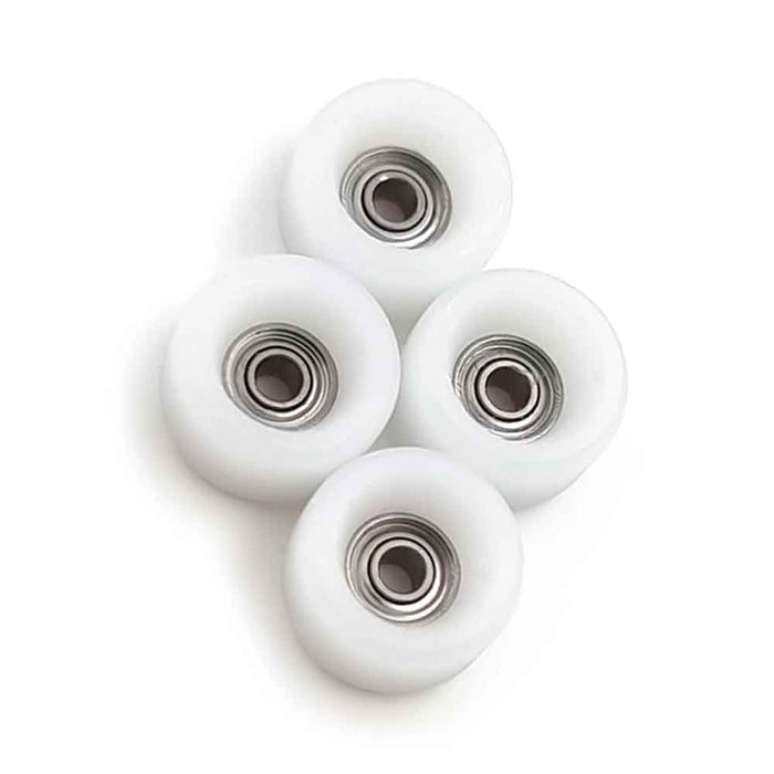 White Flashbone '75ers' pro wheels 7.5mm - CARAMEL FINGERBOARDS