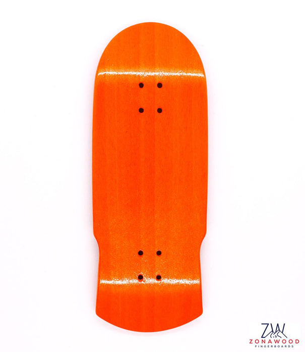 Zonawood orange oldschool smooth 35mm - CARAMEL FINGERBOARDS